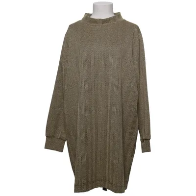 Robe à col roulé (Noir, Or) de Kaffe Élasthane, Polyester