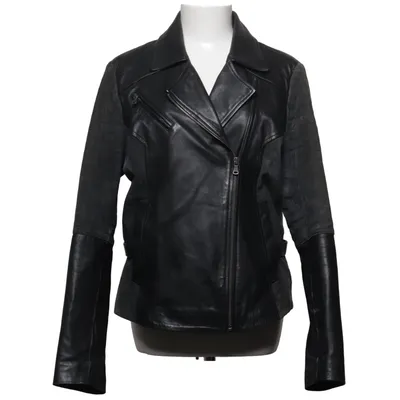 Bikerjakke (Sort) fra Calvin Klein Jeans Læder, Polyester
