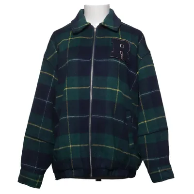 Jacke (Blau, Grün, Gelb) von Divided by H&M Acryl, Polyamid, Polyester, Viskose, Wolle