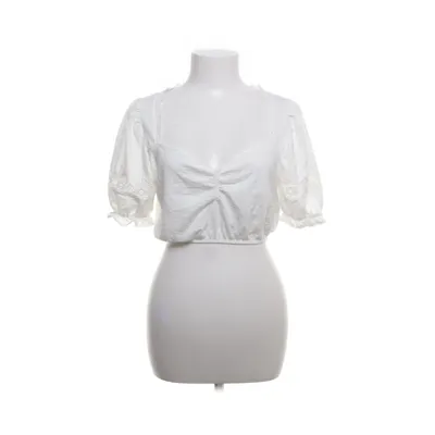 Crop top (Hvid) fra Miss Selfridge Bomuld, Polyester