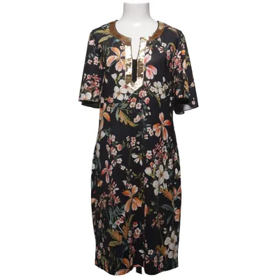 Klänning (Svart, Flerfärgad) från K Design Elastan, Polyester