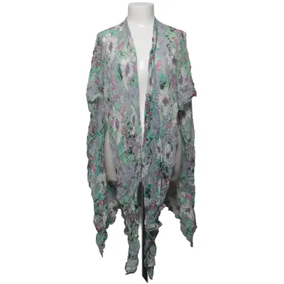 Poncho (Grijs, Groen, Lila)