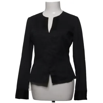 Bluse (Sort) fra Thomas Pink Acetat, Bomuld, Elastan, Polyamid, Polyurethan