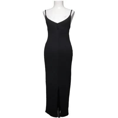 Maxi dress (Black) from Gina Tricot Elastane, Polyester