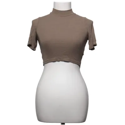 Crop top (Brun) från Addax Elastan, Viskos