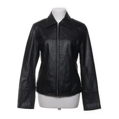 Leren jack (Grijs) van Hennes Collection Acetaat, Leer