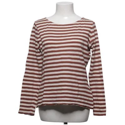 Långärmad t-shirt (Brun, Vit) från Hessnatur Bomull