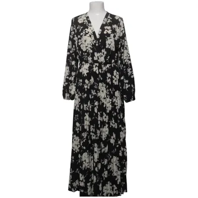 Maxi dress (Black, White) from Leana Mode Polyester