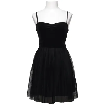 Cocktailklänning (Svart) från H&M Conscious Collection Elastan, Återvunnen polyester