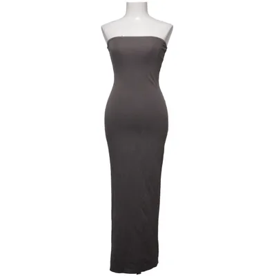 Maxi dress (Gray) from NA-KD Elastane, Polyester, Viscose