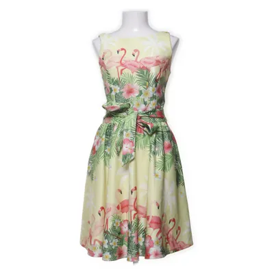Klänning (Gul, Rosa, Grön, Vit) från Lady Vintage Elastan, Polyester