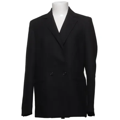 Blazer (Noir) de Asphalte Coton, Viscose, Laine