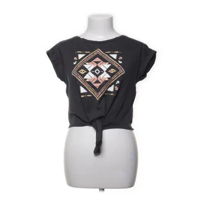 Crop top (Svart, Flerfärgad) från Clockhouse Bomull, Polyester