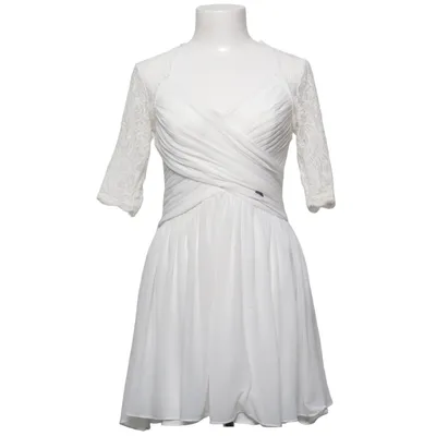 Dress (White) from Chiara Forthi First Line Polyamide, Polyester, Viscose