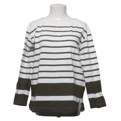 Långärmad t-shirt (Vit, Grön) från Jensen Bomull