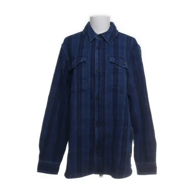 Overshirt (Blue) from Denham Cotton