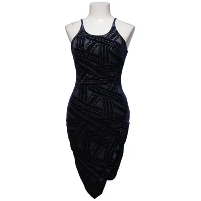 Robe de soirée (Bleu, Argent) de Cameo Rose Élasthane, Polyester