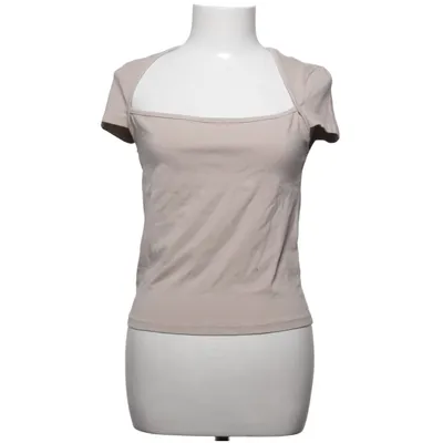 Topp (Beige) från Gina Tricot Bomull, Elastan