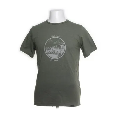 T-shirt (Grön) från Quechua Ekologisk bomull, Återvunnen polyester