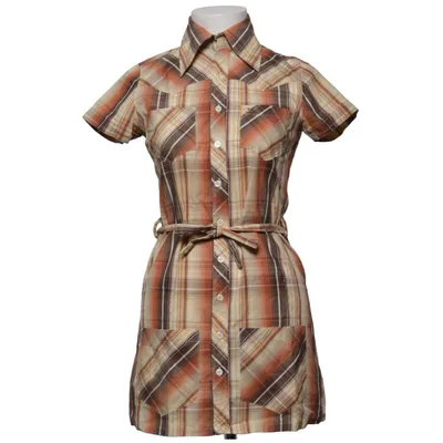 Blusenkleid (Braun, Orange, Beige) von Encore Baumwolle