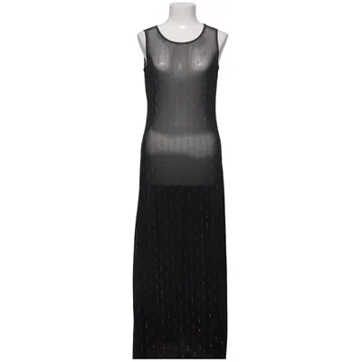 Maxi dress (Black) from Ghospell Elastane, Polyester