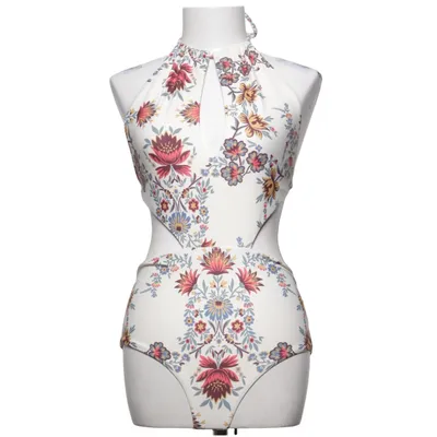 Baddräkt (Vit, Flerfärgad) från Hunkydory Elastan, Polyester