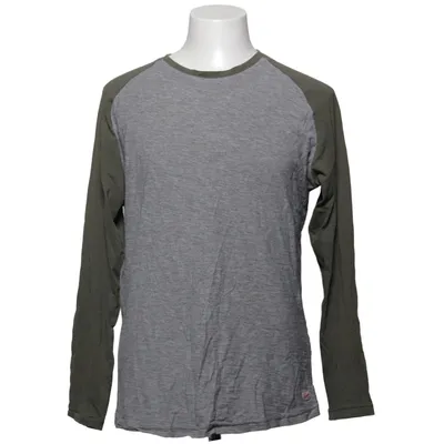 Baseballtrøje (Grå, Grøn) fra Jack & Jones Bomuld, Viscose