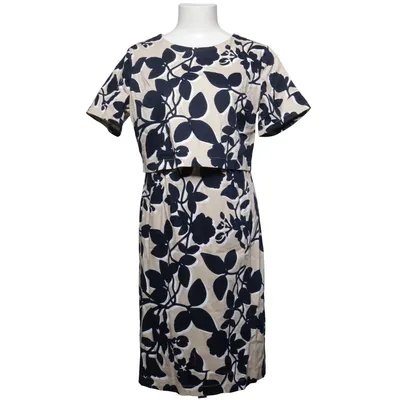 Robe (Beige, Noir) de Fair Lady Coton, Élasthane, Viscose