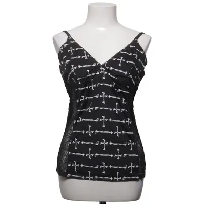 Pajama top (Black, White) from Gothicana by EMP Elastane, Polyamide