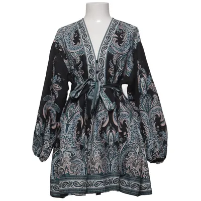 Dress (Black, Multicolored) from Mochy Cotton, Polyester