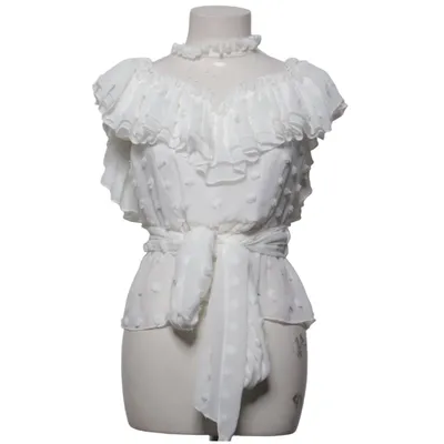 Top (Wit) van Dennis Maglic Katoen, Polyester