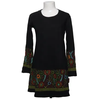 Dress (Black, Multicolored) from Guru Shop Cotton