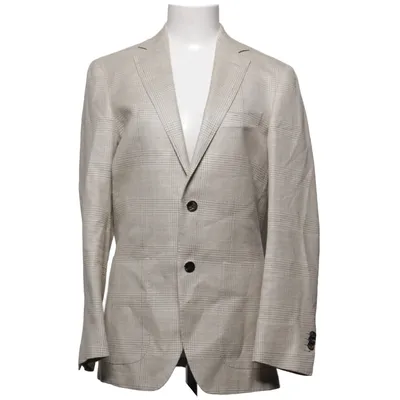 Blazer (Beige, Mehrfarbig) von Suitsupply Cupro, Leinen, Polyester, Seide, Viskose, Wolle