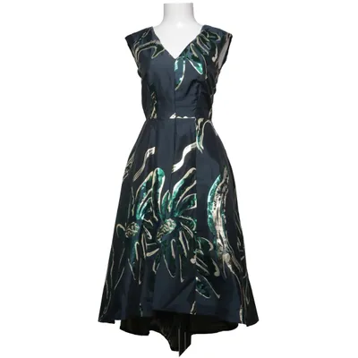 Avondjurk (Zwart, Groen, Goud) van Closet London Metallvezel, Polyester