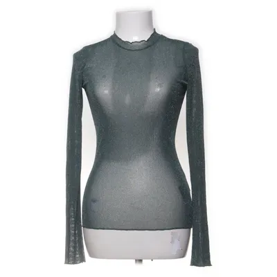 Lange mouwen shirt (Groen) van Moves Elastaan, Metallvezel, Polyamide