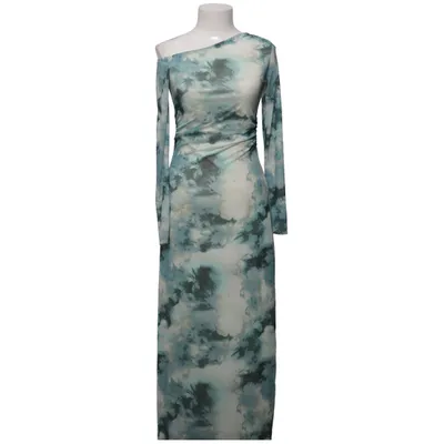 Maxi jurk (Blauw, Wit, Meerkleurig) van Pink Woman Polyester