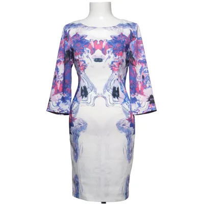 Klänning (Vit, Blå, Rosa) från Coast Bomull, Polyester