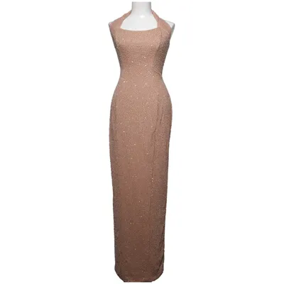 Aftonklänning (Beige) från Oh Polly Elastan, Polyester