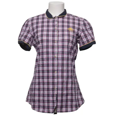 Short sleeve shirt (Purple, White, Yellow, Blue) from New Zealand Auckland Cotton, Elastane