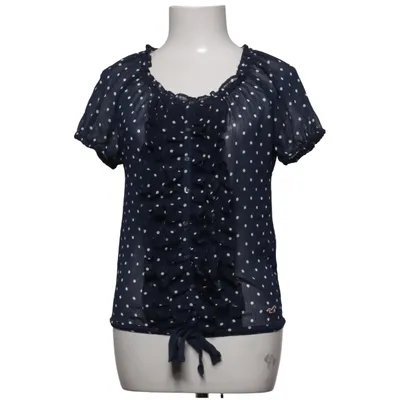 Top (Blue, White) from Hollister Polyester