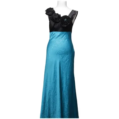 Robe de soirée (Turquoise, Noir) de Odrella