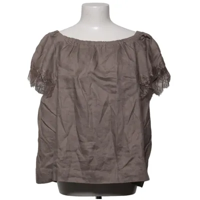 Top (Beige) von Gold Hawk Leinen, Nylon, Polyester, Viskose