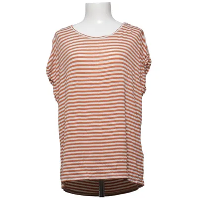 T-shirt (Brown, White) from Aware by Vero Moda Elastane, Lyocell