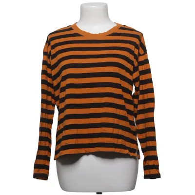 Långärmad t-shirt (Orange, Svart) från Monki Bomull, Modal