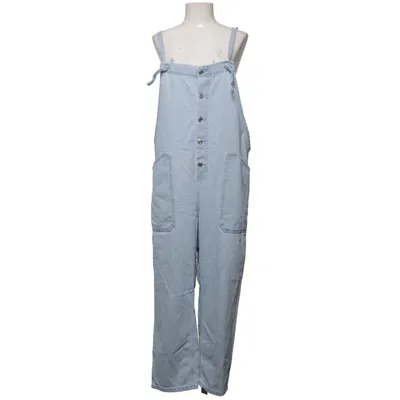 Tuinbroek (Blauw) van Mango Denim Katoen