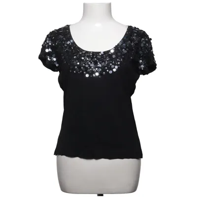 Haut (Noir, Argent) de Christina Polyamide, Viscose
