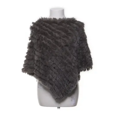 Poncho (Grå) fra Oakwood Akryl, Uld