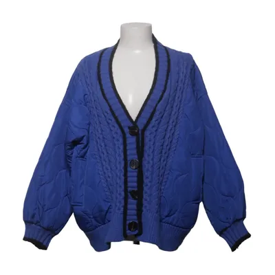 Cardigan (Blue) from Azaka Acrylic, Polyamide, Polyester