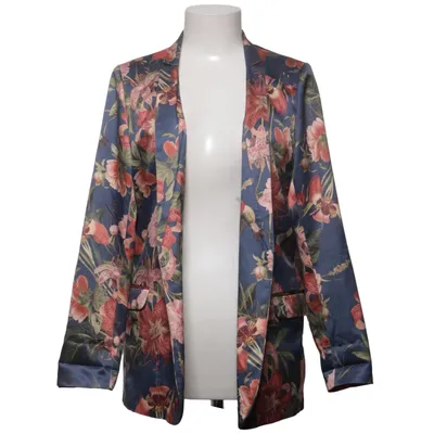 Blazer (Bleu, Multicolore) de Vintage Stories Polyester
