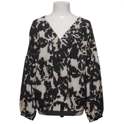 Blouse (Noir, Beige) de Simplicity Élasthane, Polyester, Viscose